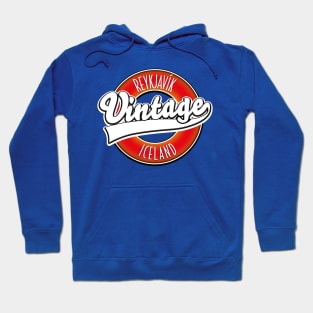 Reykjavík Iceland vintage logo Hoodie